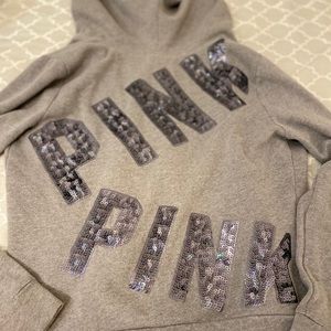 Victoria Secret Pink full zip sweatshirt women’s